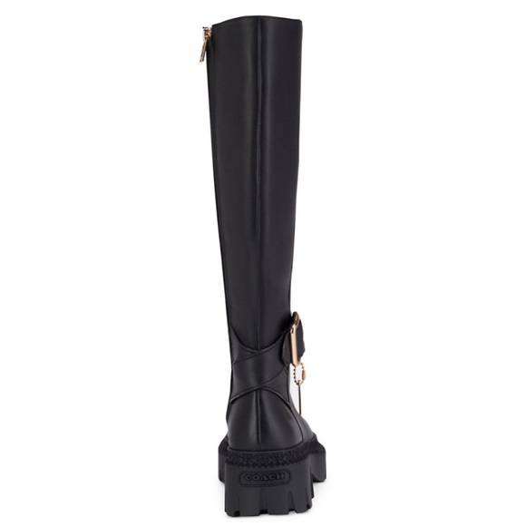 COACH • James Tall Buckled Riding Boots • Women’s - Picture 4 of 13